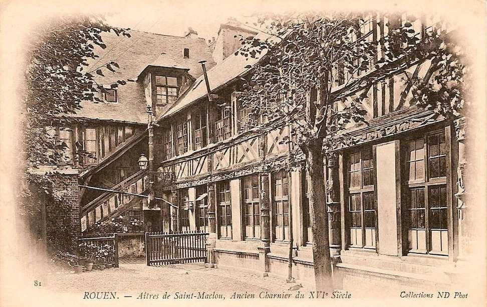 A�tre de Saint-Maclou, Ancien Charnier du XVI<sup>e</sup> si�cle