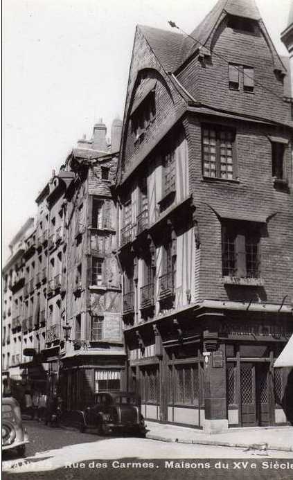 Rue des Carmes - Maison du XV<sup>e</sup> si�cle