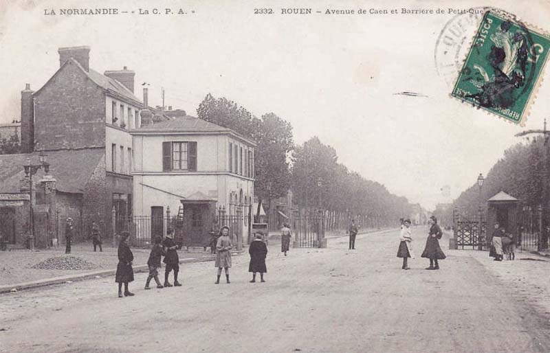 Avenue de Caen et Barri�re de Petit-Quevilly