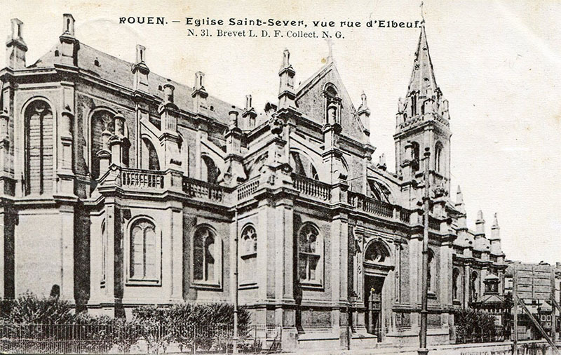 L'Eglise Saint-Sever, rue d'Elbeuf