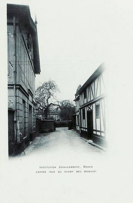 Institution Join-Lambert, Entr�e rue du Champ des Oiseaux