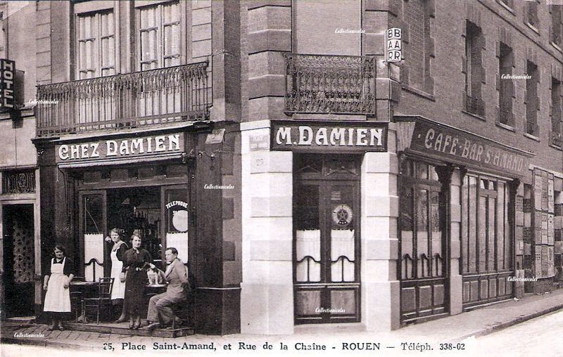 La place Saint-Amand et la rue de la Cha�ne