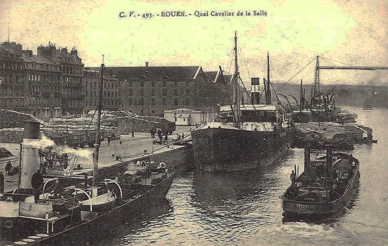 Rouen autrefois Quai Cavelier de la