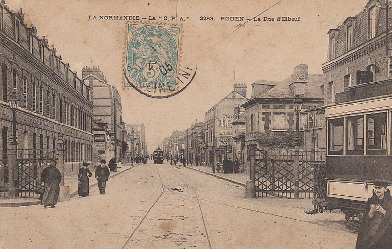 La rue d'Elbeuf
