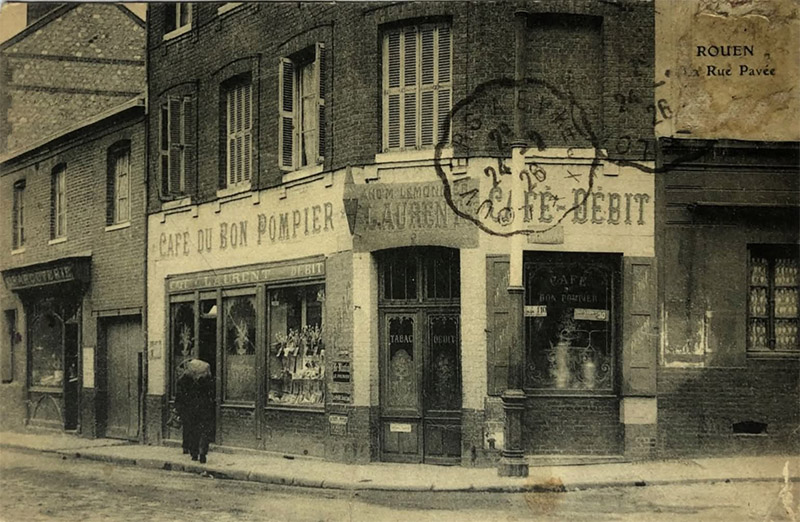 Café du Bon Pompier, rue Pavée