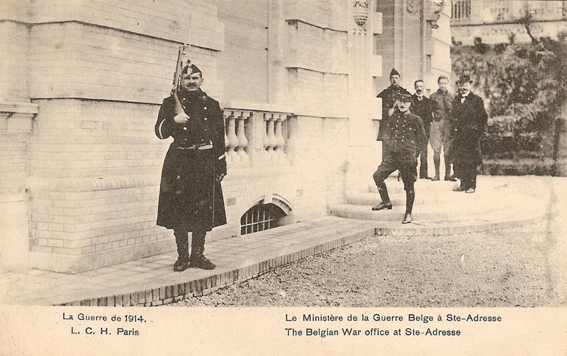 Le Minist�re de la Guerre Belge � Sainte-Adresse