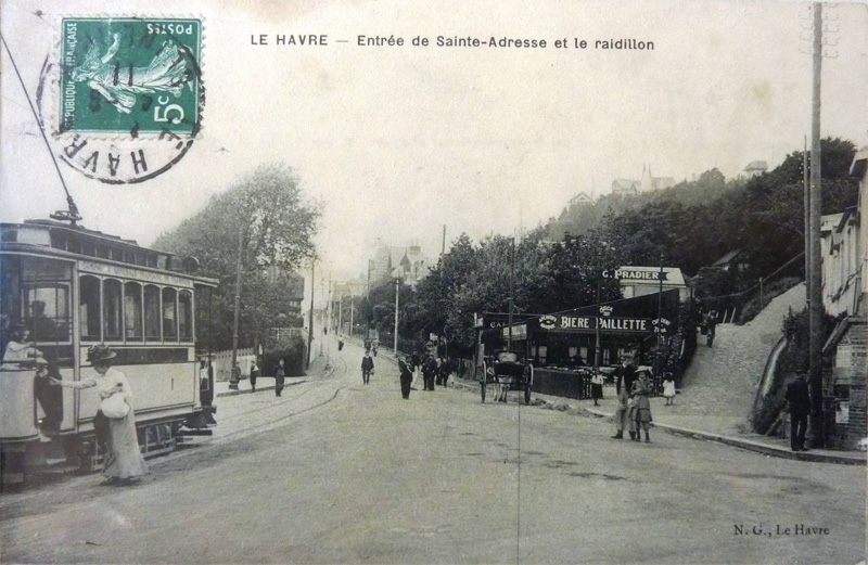 Entr�e de Sainte-Adresse et le Raidillon