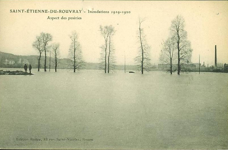 Inondations 1919-1920<br>Aspects des Prairies
