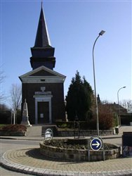 L\'église Saint-Georges bâtie en 1868 - Saint-Georges-sur-Fontaine