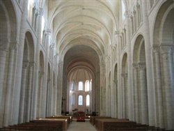 La nef de l\'église Saint-Georges - Saint-Martin-de-Boscherville