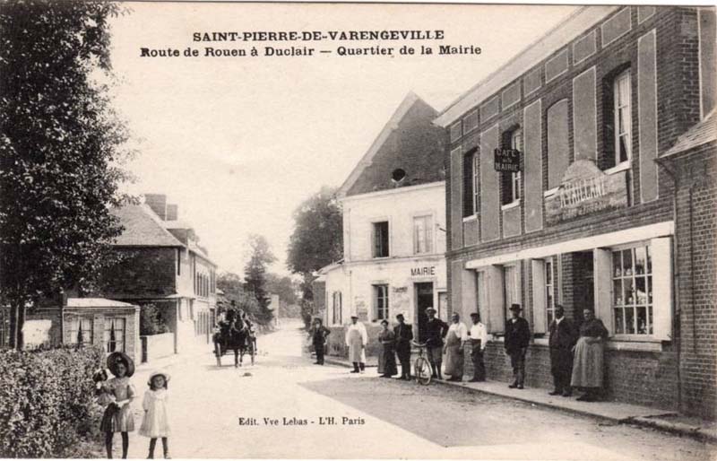 Route de Rouen � Duclair - Quartier de la Mairie