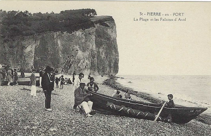 La Plage et les falaises d'Aval