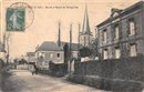 La Mairie et Route de Bourg-Dun - Saint-Pierre-le-Vieux