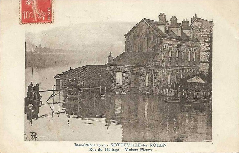 Rue du Hallage - Maisons Fleury - Inondations