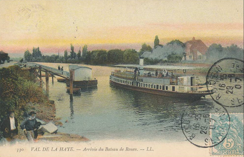 Arrivée du Bateau de Rouen