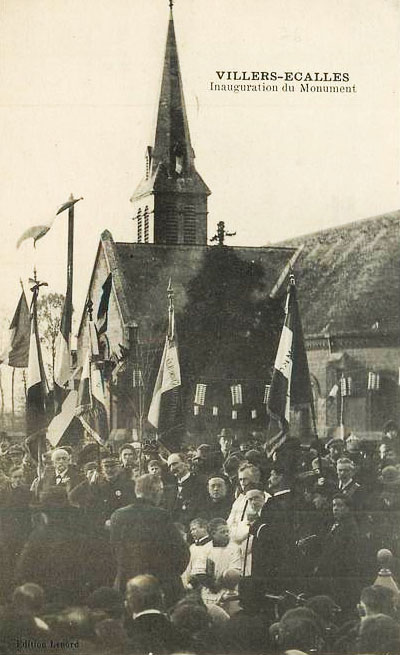 villers-ecalles-inauguration-monument
