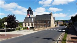 Mairie et église Saint-Martin - Vittefleur