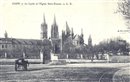 Caen - Le Lyc�e et l'�glise Saint-�tienne - Calvados - Normandie