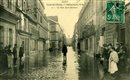 Caen - Crue de l'Orne 1910 - Rue Jean Romain - Calvados - Normandie