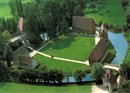 Crèvecoeur-en-Auge - Le Château - Vue aérienne - Calvados (14) - Normandie