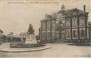 Pacy-sur-Eure : Mairie et cole de Filles et Statue Isambard - Eure (27) - Normandie