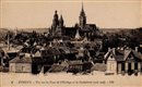 Évreux : vue sur la Tour de l'Horloge et la Cathédrale - Eure (27) - Normandie
