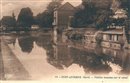 Pont-Audemer : Vieilles maisons sur le canal - Eure (27) - Normandie