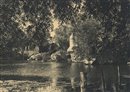 Vernon : Les Ruines du Vieux Pont vers 1948 - Eure (27) - Normandie