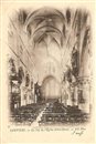 Louviers : La Nef de l'�glise de Notre-Dame vers 1900 - Eure (27) - Normandie