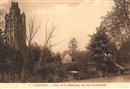 Verneuil-sur-Avre : Tour de la Madeleine, vue des promenades - Eure (27) - Normandie