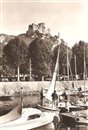 Les Andelys : Le Château Gaillard et le port de plaisance - Eure (27) - Normandie