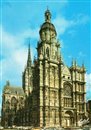 Évreux : La façade de la Cathédrale Notre-Dame (XIe au XIIe siècle)  - - Eure (27) - Normandie