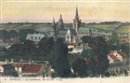 Évreux : Cathédrale vue du Tir  - Eure (27) - Normandie