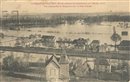 Saint-Pierre-du-Vauvray - Les inondations (1910) - Vue d\'ensemble et Perspective sur le Pont d\'And
