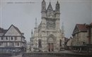 Vernon : Notre-Dame et vieille maison - Eure (27) - Normandie