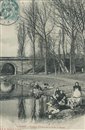 Vernon : Paysage d'Hiver au Bords de la Seine - Lavandières - Eure (27) - Normandie