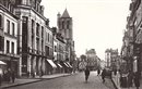 Pont-Audemer - Rue de la République vers l'Église vers 1956 - Eure (27) - Normandie