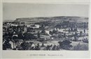 Vernon : vue générale en 1845 - Eure (27) - Normandie