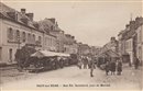 Pacy-sur-Eure : Rue douard Isambard , jour de March - Eure (27) - Normandie