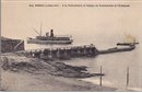 Pornic -  la Noveillard, Le Bateau de Noirmoutier et l\'Estacade - 1915 - Loire-Atlantique