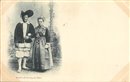 Mari�s de Bourg-de-Batz, vers 1900 - Loire-Atlantique