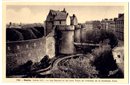 Nantes - Les Douves et les Trois Tours du Ch�teau de la Duchesse Anne - Loire-Atlantique