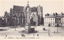 Nantes - Place Louis XVI et la Cathdrale - Loire-Atlantique