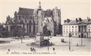 Nantes - Place Louis XVI et la Cath�drale - Loire-Atlantique