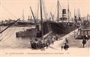 Saint-Nazaire - Dchargement des Paquebots aux vieux Bassin - Loire-Atlantique