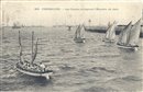 Cherbourg - Les canots rejoignant l\'escadre en rade - Manche (50) - Normandie