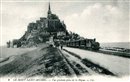 Mont st-Michel - Vue Gnrale prise de la digue  - Manche (50) - Normandie