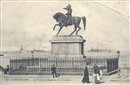 Cherbourg - Statue Napol�on et la rade - Manche (50) - Normandie