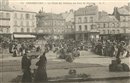 Cherbourg - la Place du Ch�teau, un Jour de March� - Manche (50) - Normandie