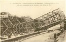 Creil Incendie par les Allemands. Le Pont de Fer sur l\'Oise. Guerre 1914